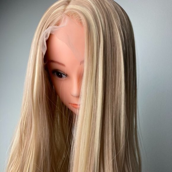 Blonde With Highlight Lace front Wig